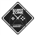 zegar ścienny metalowy Game Zone