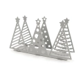 Serwetnik metalowy na serwetki świąteczny choinki