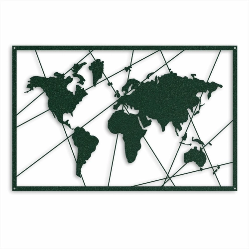 Ozdoba ścienna Mapa Świata World Map