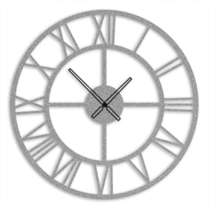 Zegar Industrial [XL] 80cm - Metalowy Zegar Do Salonu