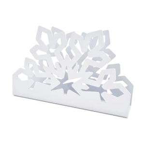 Serwetnik metalowy Śnieżynka [XS] 16x10cm - dekoracja stołu