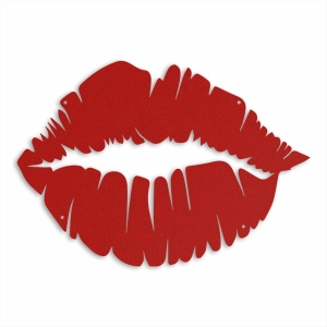 Słodki Całus [L] 50x35cm - Metalowa Dekoracja Ścienna dla Zakochanych