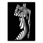 Dekor Nocna Fantazja [XL] 50x70cm - Metalowa dekoracja ścienna