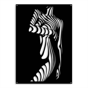 Dekor Nocna Fantazja [XL] 50x70cm - Metalowa dekoracja ścienna