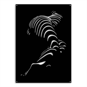 Dekor Nocne Pożądanie [XL] 50x70cm - Metalowa dekoracja ścienna