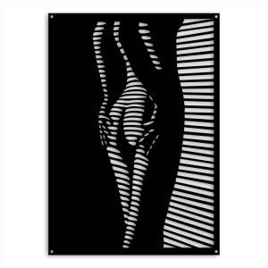 Dekor Urok Nocy [XL] 50x70cm - Metalowa dekoracja ścienna