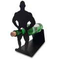 Śmieszny stojak na wino Atleta