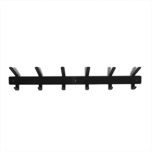 Wieszak do przedpokoju Podwójna Listwa [L] 60x13cm - Loft - Metalowy Ścienny