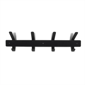 Wieszak do przedpokoju Podwójna Listwa [M] 40x13cm - Loft - Metalowy Ścienny