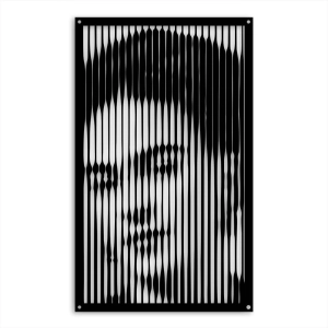 Dekor Frida Kahlo [XL] 43x70cm - Metalowa Dekoracja Ścienna