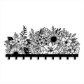 Metalowy wieszak na kurtki i płaszcze Beutiful Flowers