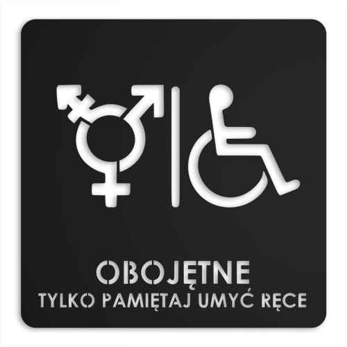 Tabliczka na WC Umyj Ręce