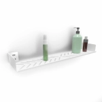 Półka Łazienkowa Prysznicowa Arras [L] 40x10x10cm - loft - Do Łazienki