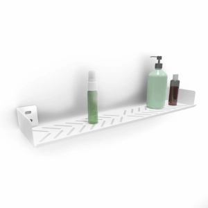 Półka Łazienkowa Prysznicowa Arras [L] 40x10x10cm - loft - Do Łazienki