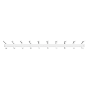 Wieszak do przedpokoju Podwójna Listwa [XXL] 100x13cm - Loft - Metalowy Ścienny